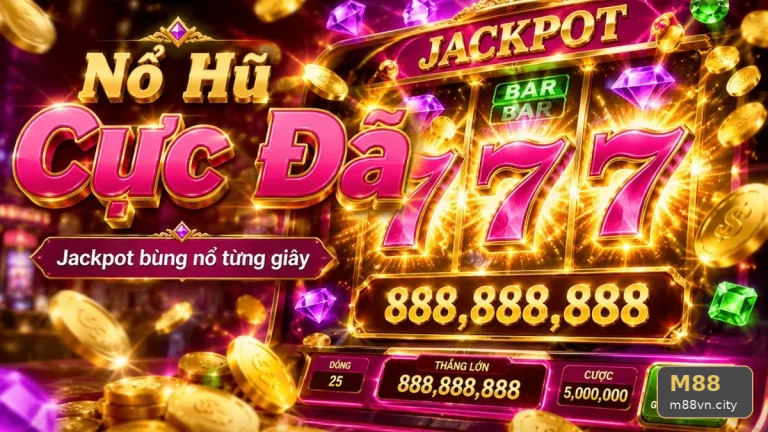Tưởng hiệu ứng nổ hũ là jackpot: Sai lầm khi đọc guồng slot tại M88
